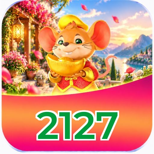 Interface da plataforma 2127 mostrando slots populares e bônus de boas-vindas